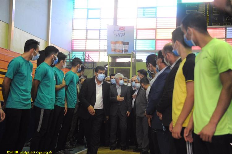 مراسم بدرقه تیم ملی والیبال ناشنوایان با حضور وزیر ورزش و جوانان